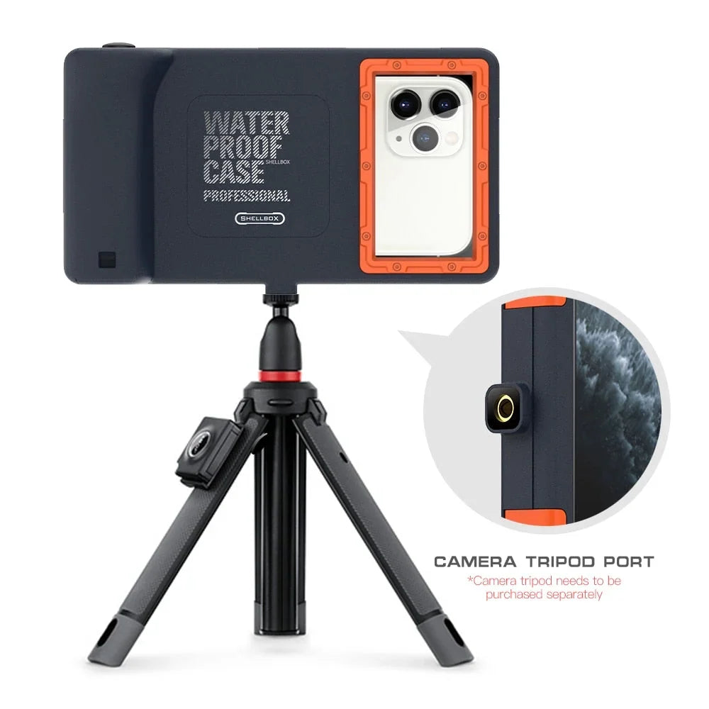 Phone Case Waterproof to 50 Ft Shock-Resistant Dust-Proof