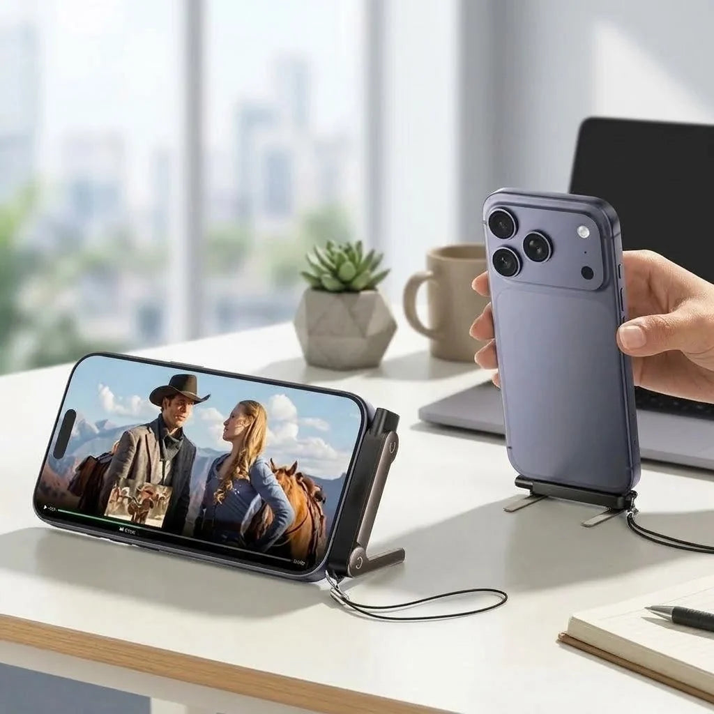 Phone Charging Adapter Foldable 360° Stand USB-C & Lightning