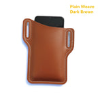 Phone Holder PU Leather Hands-Free Waist-Worn
