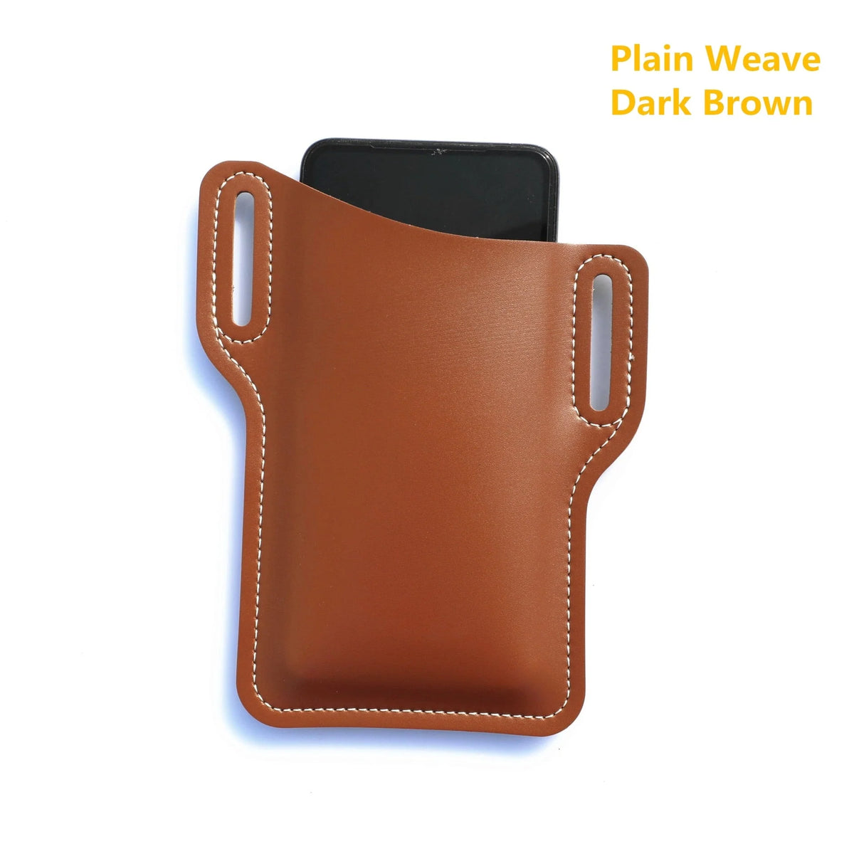 Phone Holder PU Leather Hands-Free Waist-Worn
