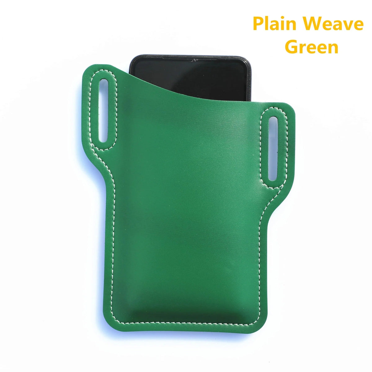 Phone Holder PU Leather Hands-Free Waist-Worn