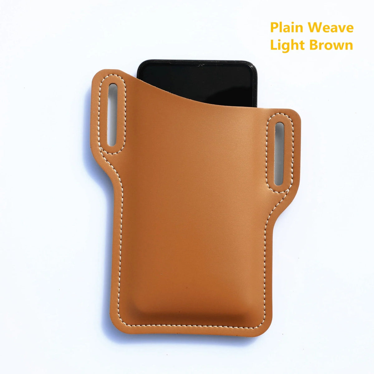 Phone Holder PU Leather Hands-Free Waist-Worn