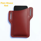Phone Holder PU Leather Hands-Free Waist-Worn