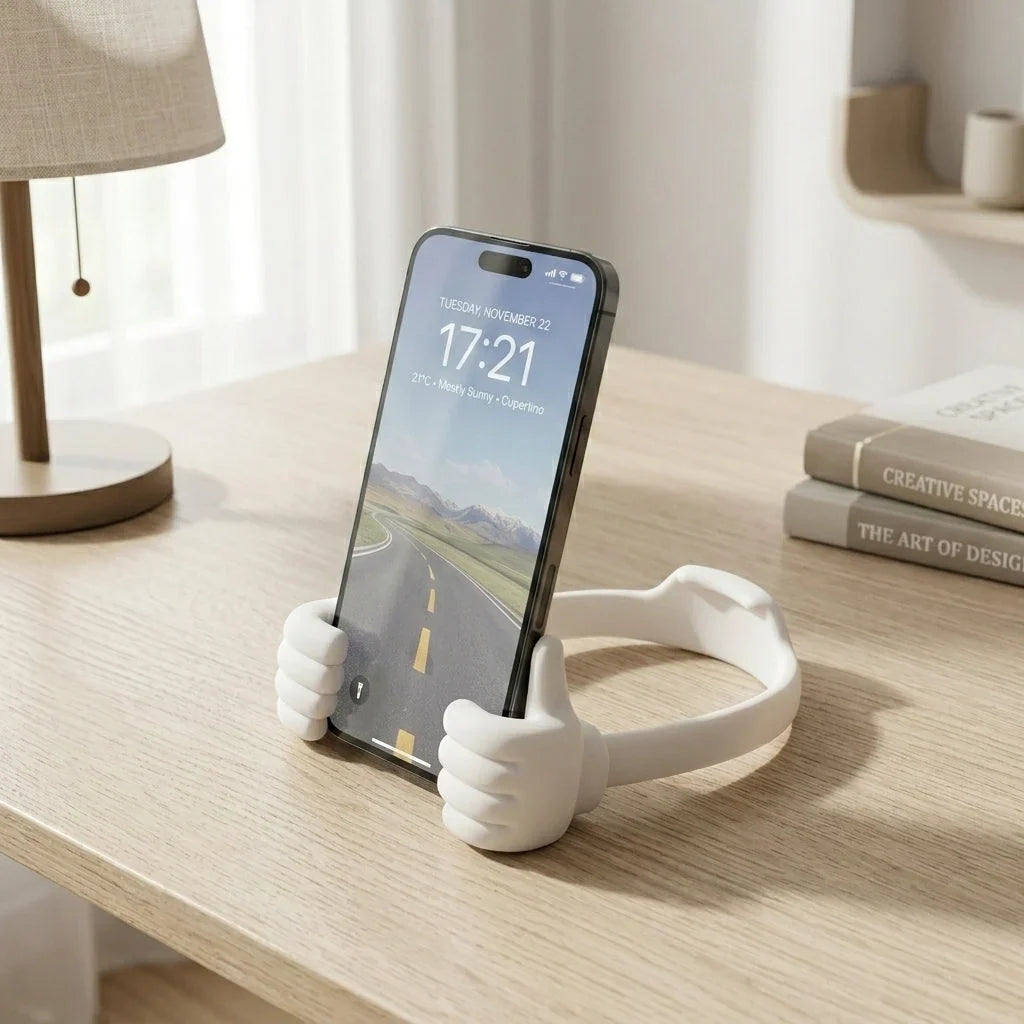 Phone Stand Compact Non-Slip Vertical & Horizontal Viewing