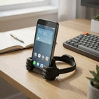 Phone Stand Compact Non-Slip Vertical & Horizontal Viewing