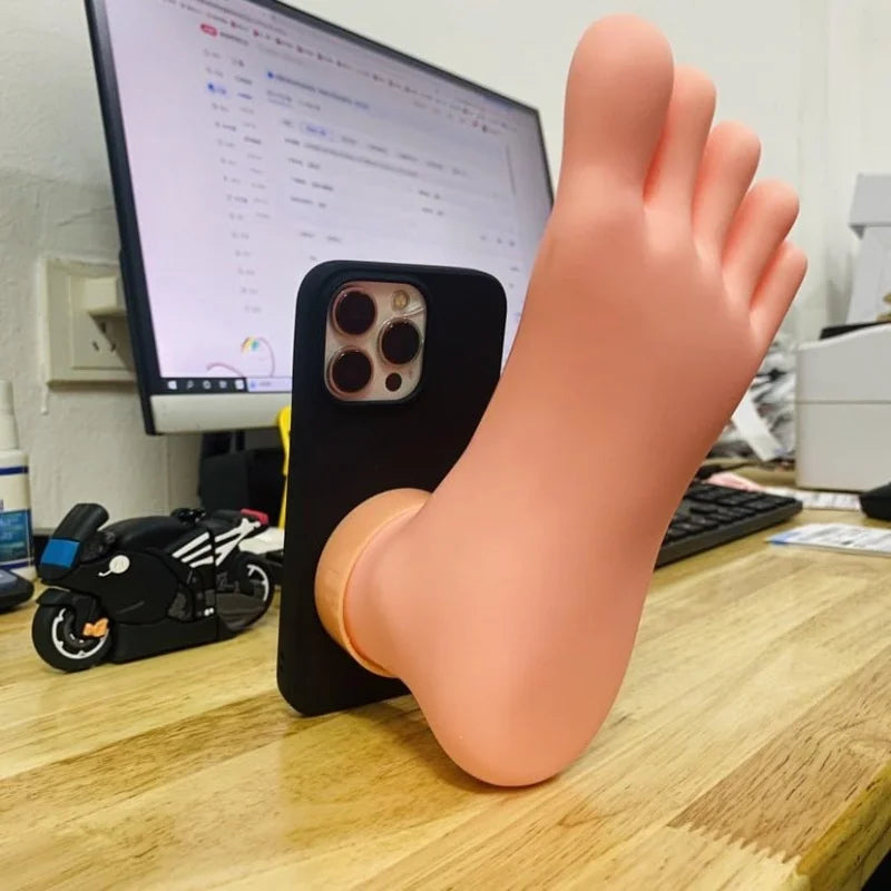 Phone Stand Foot-Shaped Shock-Resistant ABS