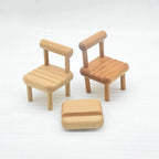 Phone Stand Natural Wood Compact Design