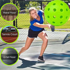 Pickleball Trainer Solo Rebound Glow-in-the-Dark Ball Water-Fill Base