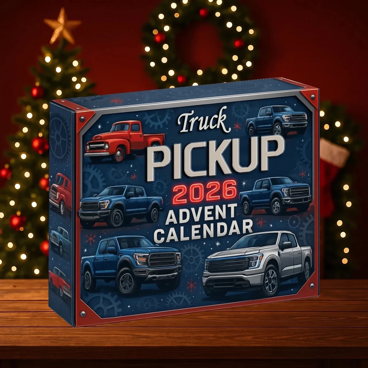 Pickup Truck Advent Calendar 24 Miniature Collectible Models