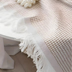 Picnic Blanket Fringed Boho Waterproof Backing