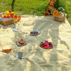 Picnic Blanket Quick-Drying Lightweight Foldable Checkered Design
