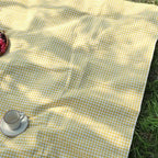 Picnic Blanket Quick-Drying Lightweight Foldable Checkered Design