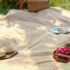 Picnic Blanket Quick-Drying Lightweight Foldable Checkered Design