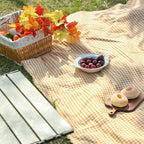 Picnic Blanket Quick-Drying Lightweight Foldable Checkered Design