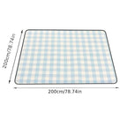 Picnic Blanket Water-Repellent Backing Foldable With Handle