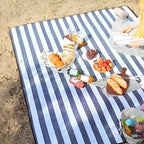 Picnic Blanket Water-Repellent Backing Foldable With Handle