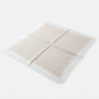 Picnic Blanket Waterproof Fringed Boho 71 x 71 In