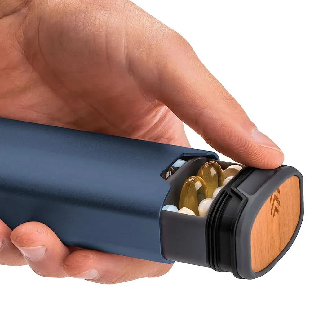 Pill Organizer 7-Day Aluminum Leak-Proof