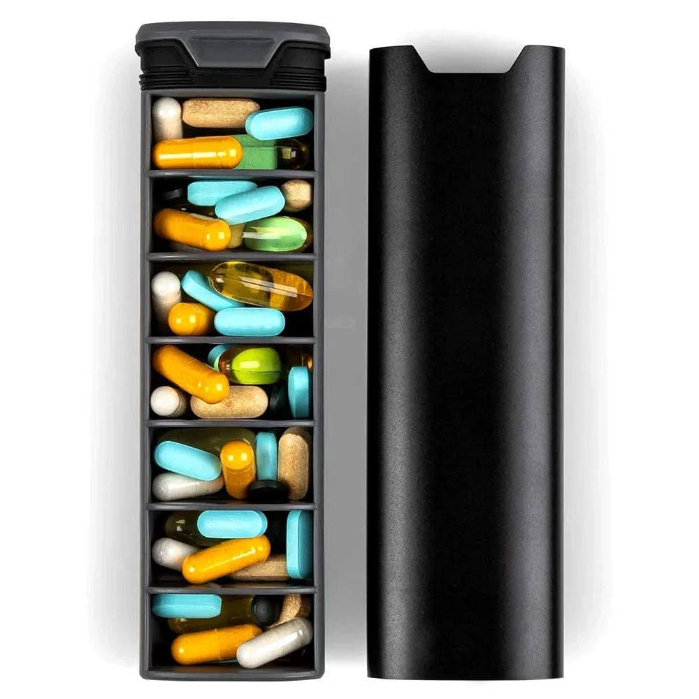 Pill Organizer 7-Day Aluminum Leak-Proof