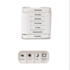 Pill Organizer 7-Day Color-Coded Secure Closure