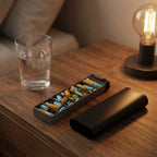 Pill Organizer 7-Day Metal Leakproof