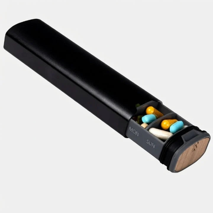 Pill Organizer 7-Day Metal Leakproof