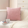 Pillow Cover Mixed-Rib Corduroy Concealed Zipper