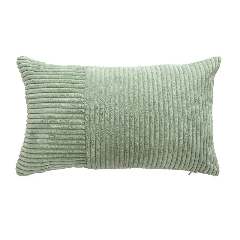 Pillow Cover Mixed-Rib Corduroy Concealed Zipper