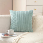 Pillow Cover Mixed-Rib Corduroy Concealed Zipper