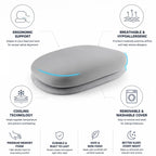 Pillow Ergonomic Contour Neck Support Memory Foam