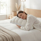 Pillow Ergonomic Neck Support Microfiber Fill Machine Washable Cover