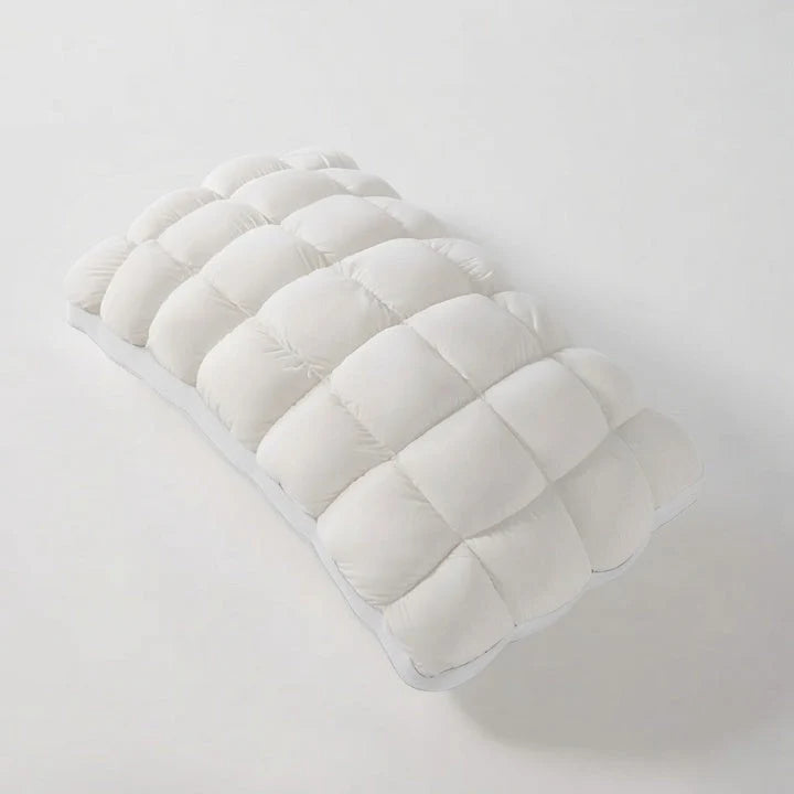 Pillow Ergonomic Neck Support Microfiber Fill Machine Washable Cover