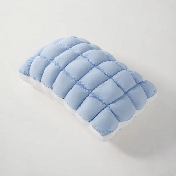 Pillow Ergonomic Neck Support Microfiber Fill Machine Washable Cover
