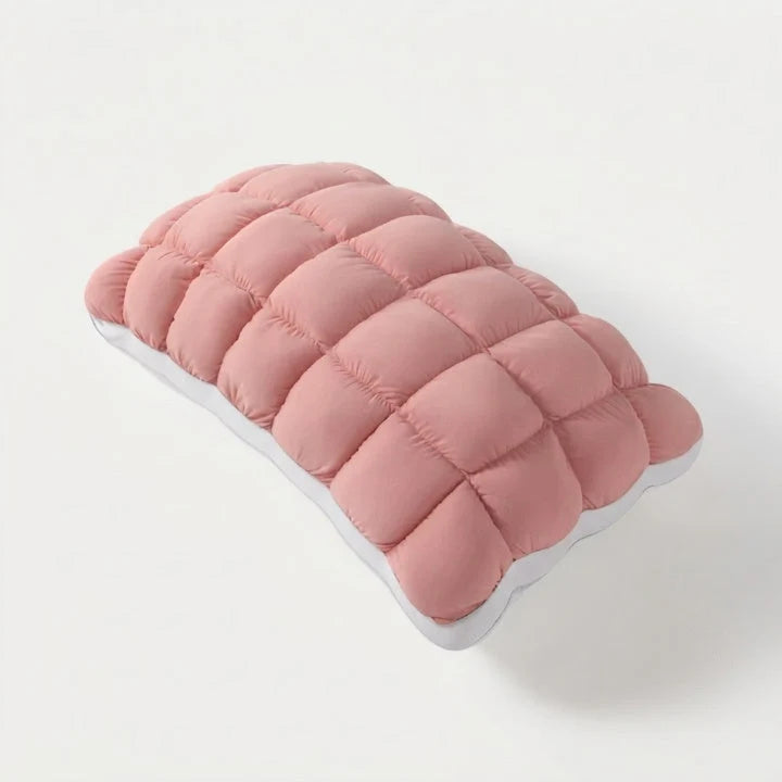 Pillow Ergonomic Neck Support Microfiber Fill Machine Washable Cover