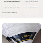 Pillow Set Hypoallergenic 3D Quilting Machine Washable