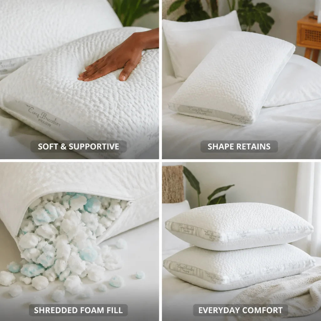 Pillow Shredded Foam Soft & Supportive