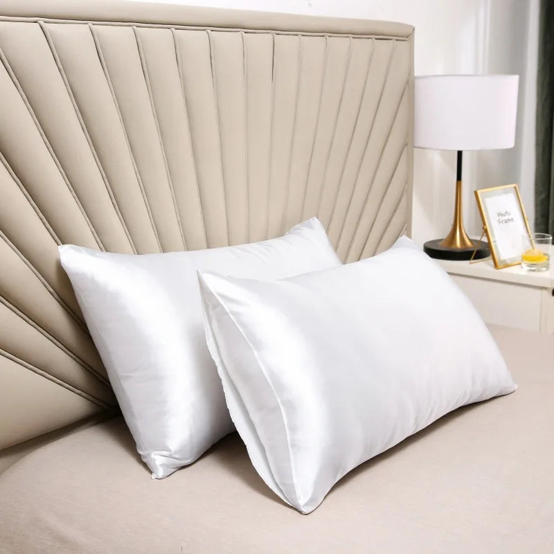 Pillowcase 100% Mulberry Silk Hypoallergenic Gentle on Skin & Hair