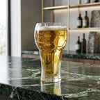Pint Glass Football-Textured Grip 20.3 Fl Oz