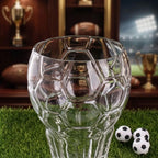 Pint Glass Football-Textured Grip 20.3 Fl Oz