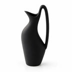 Pitcher Vase Sculptural Matte Ceramic Single Stem