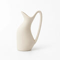 Pitcher Vase Sculptural Matte Ceramic Single Stem