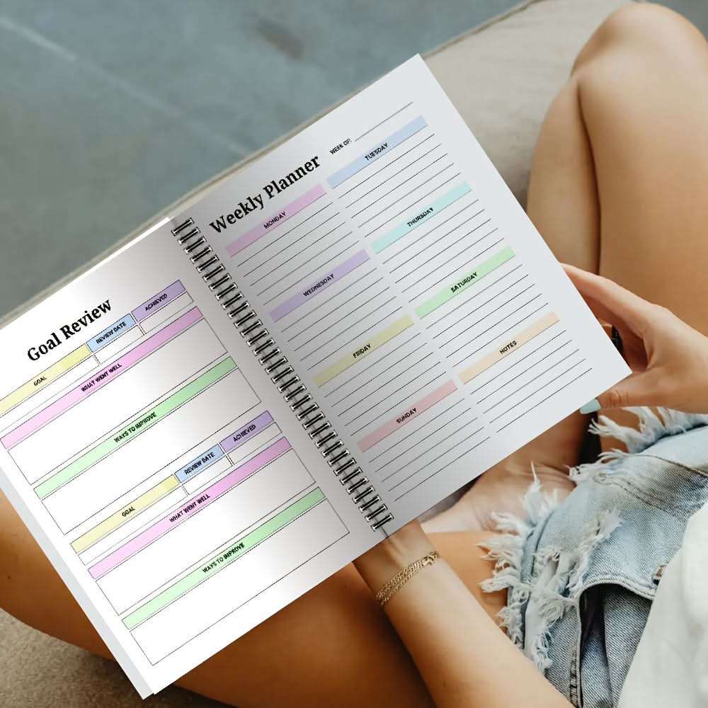 Planner ADHD Friendly Daily & Weekly Dated 2026