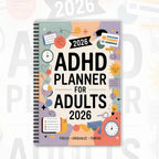 Planner ADHD Friendly Daily & Weekly Dated 2026