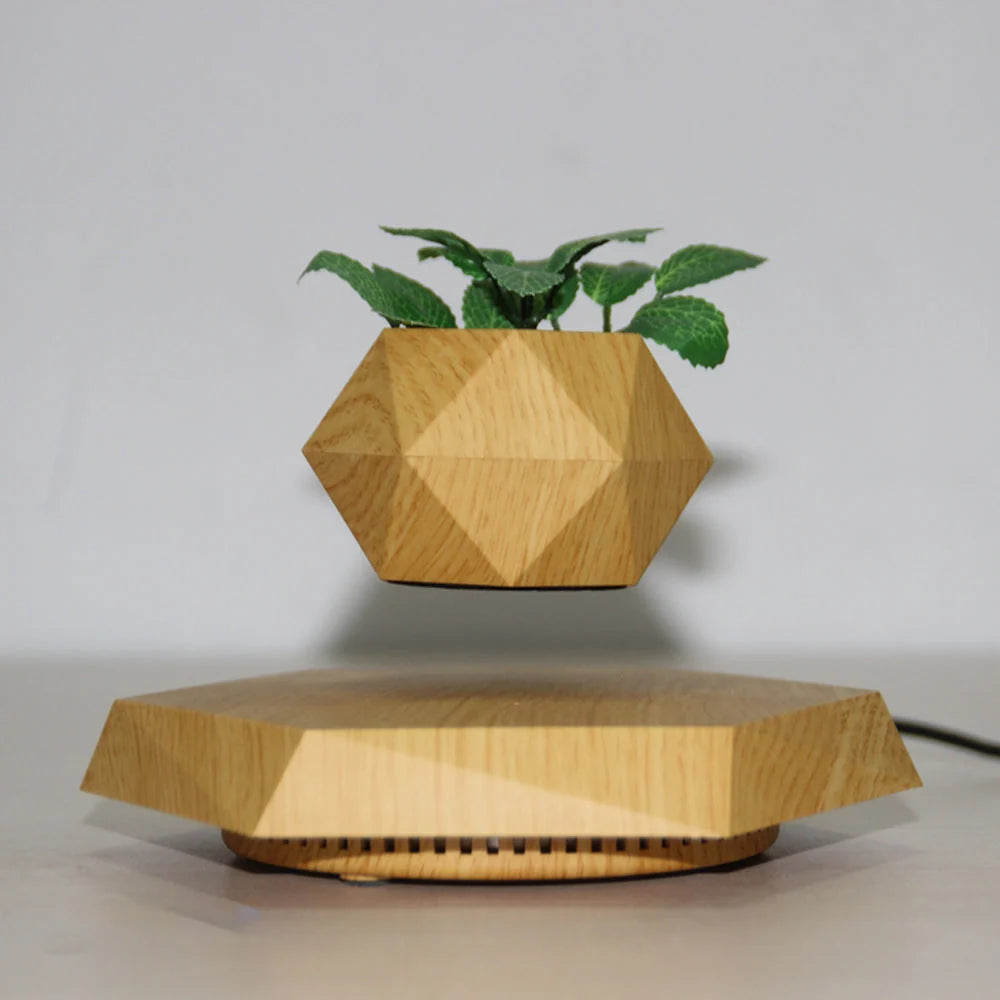 Plant Pot Magnetic Levitation 360° Rotation