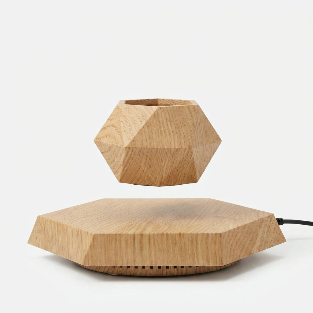 Plant Pot Magnetic Levitation 360° Rotation
