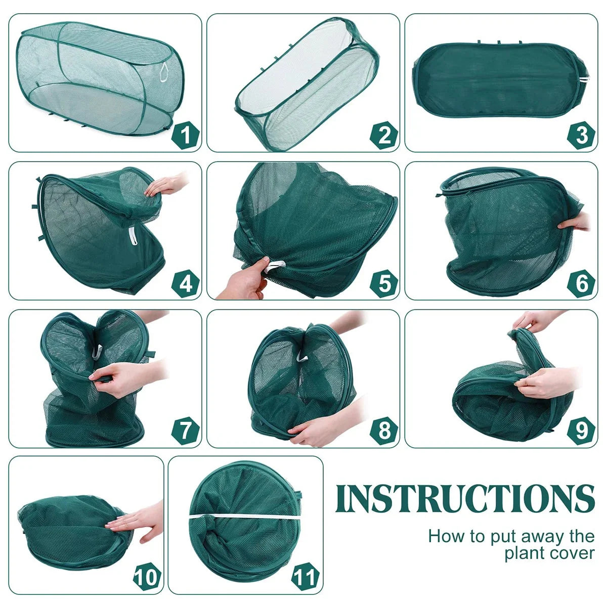 Plant Protection Net Pop-Up Foldable Breathable