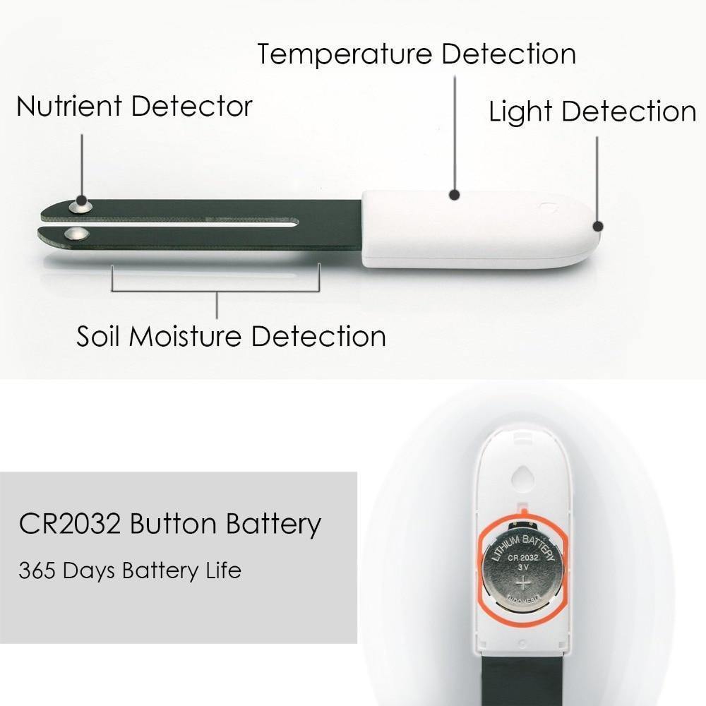 Plant Sensor Moisture & Nutrient Bluetooth App