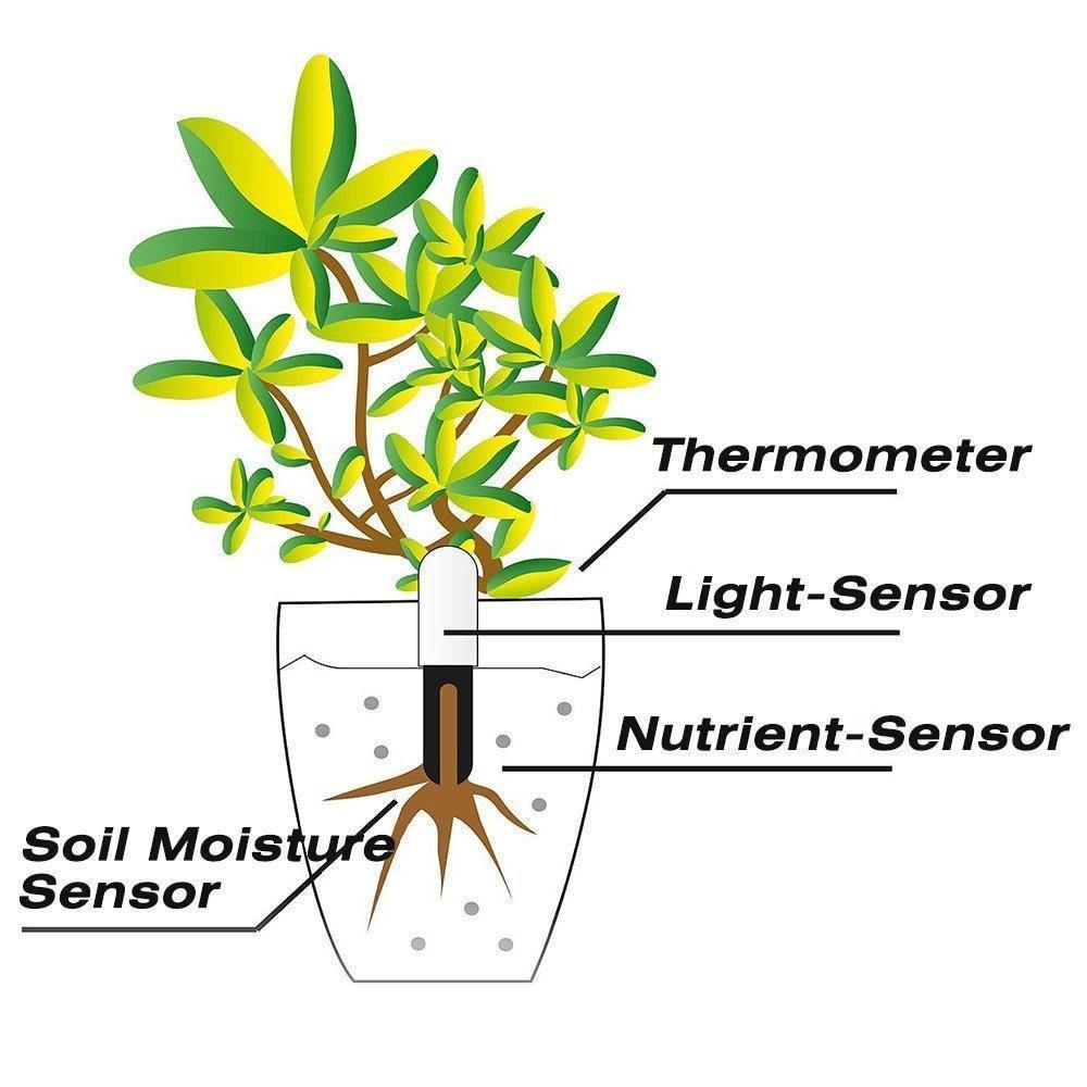Plant Sensor Moisture & Nutrient Bluetooth App