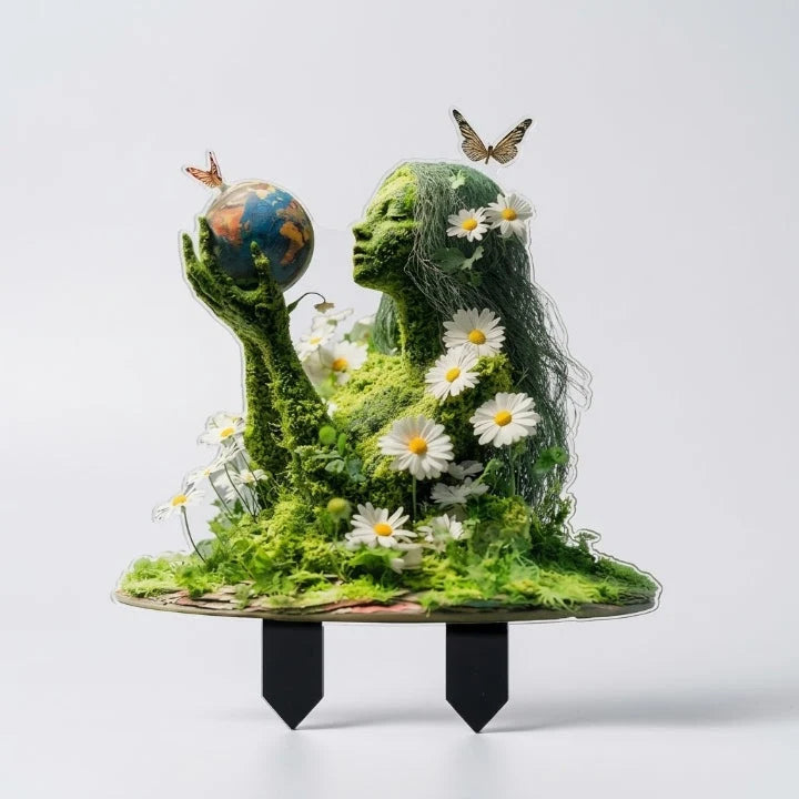 Plant Stakes Acrylic Flat Mythical Designs