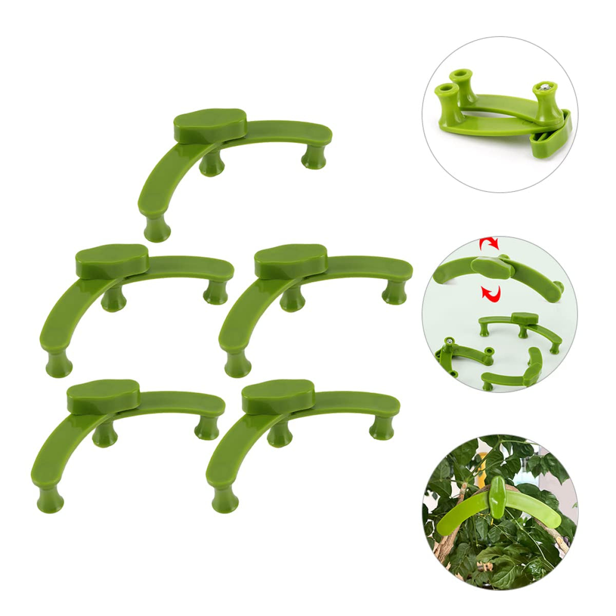 Plant Support Clips Weatherproof Plastic Adjustable Angle